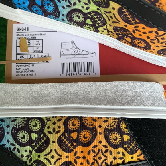 VANS SK8-Hi Dia De Los Muertos Bkmlt WMNS - Picture 16 of 16